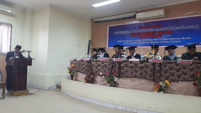 Gambar Mahasiswa Thailand Raih Gelar Doktor di UIN Alauddin Makassar